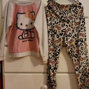 Hello Kitty girls pajama set